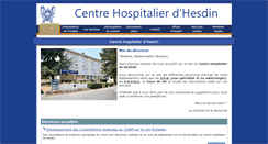 Desktop Screenshot of ch-hesdin.fr